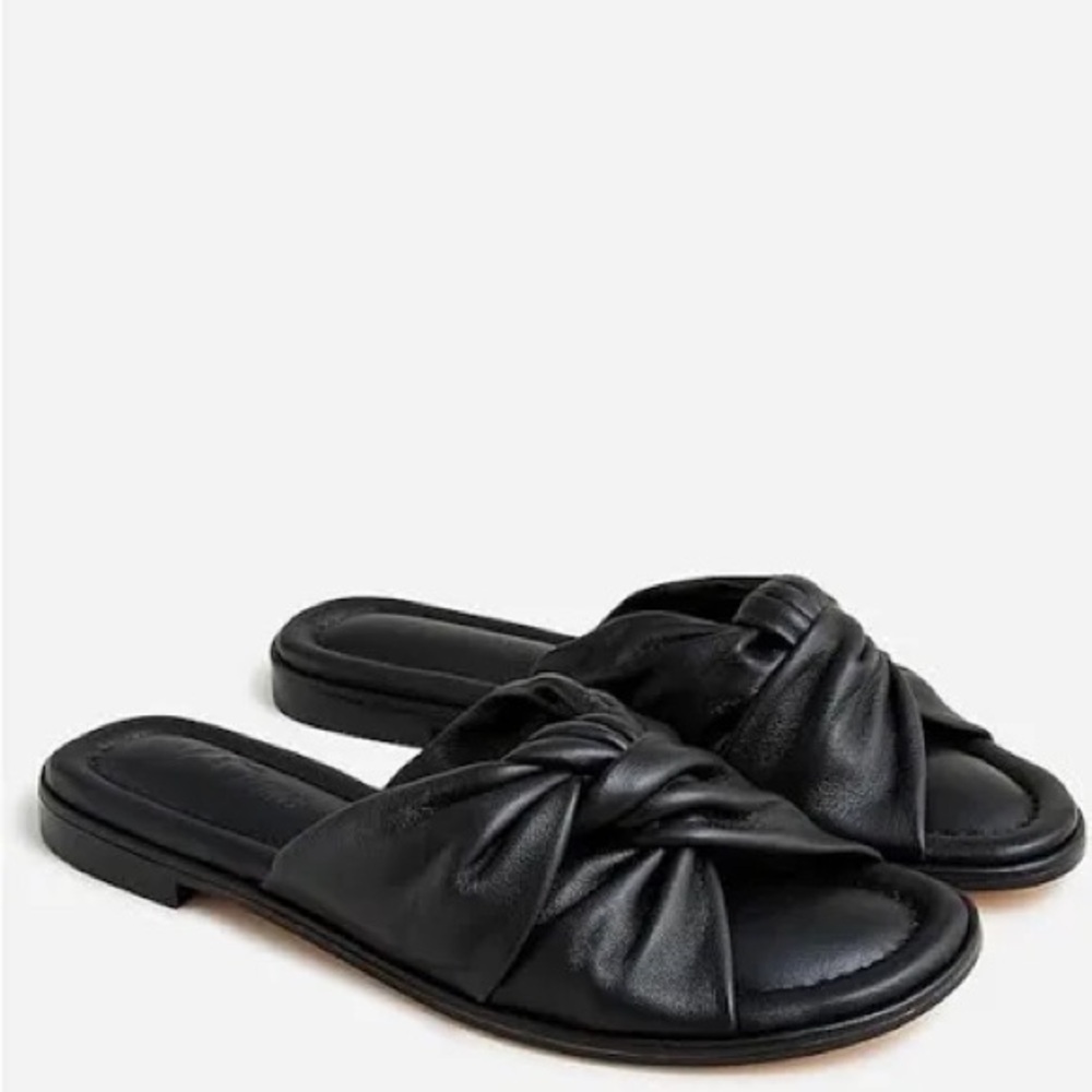 J CREW Menorca padded twist-knot sandals with Box